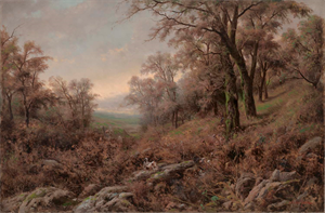 Image of Pointers in the Woods, Autumn